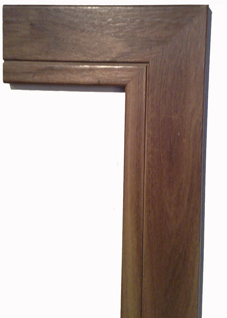 MDF Veneered Walnut Shaker Architrave (pre-finished) 80mm